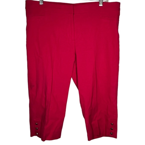 89th & Madison Pink Capri Pants - Picture 1 of 5